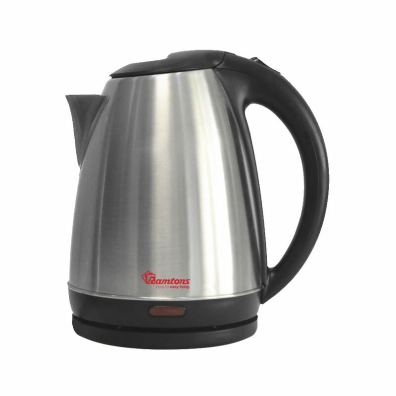RAMTONS RM/570 CORDLESS ELECTRIC KETTLE 1.7 LITERS STAINLESS STEEL by Ramtons