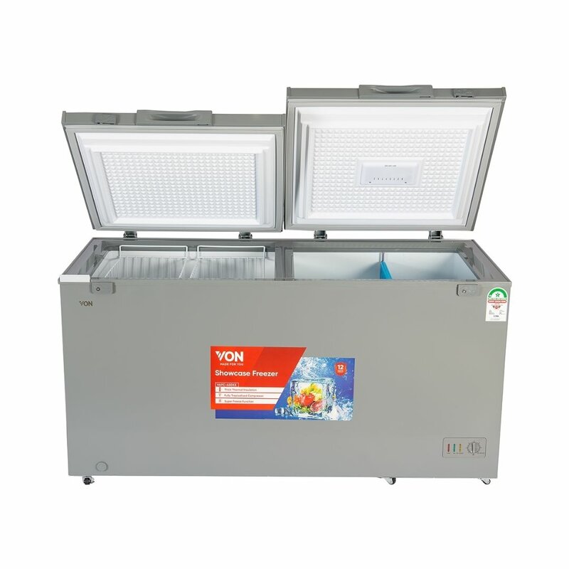 Von VAFC-45DXS Chest Freezers, 445L - Grey by Other — view 3