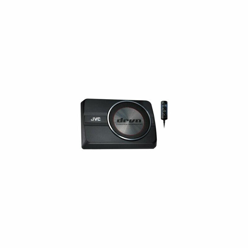 JVC CW-DRA8 Compact Powerful Subwoofer 250-watt Class D Amplifier by Woofers(carseat, Mount) — view 2