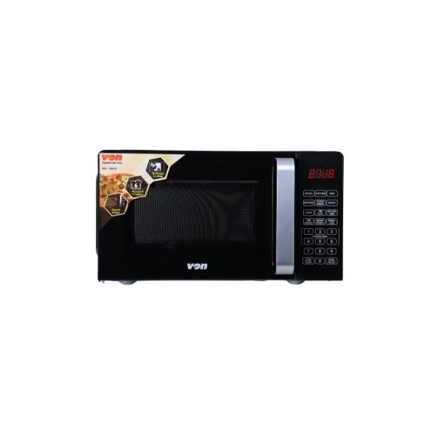 VON VAMS-20DGX Microwave Oven Solo 20L, Digital – Black by Von