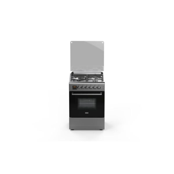 SOLSTAR 60x60cm Free Standing Oven - Inox, Wok Burner, Model SO631DKHINBSS by Other — view 2
