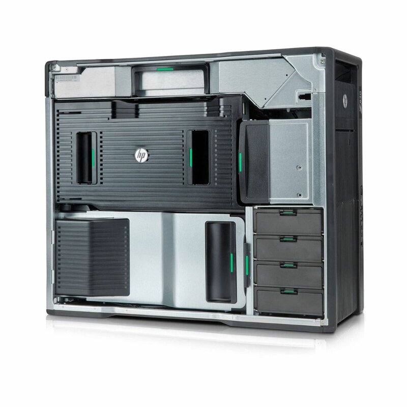 HP Z820 Workstation Intel Xeon E5-2640 32GB RAM 2TB HDD + 2 GB GDDR5 NVIDIA Quadro 4000 Graphics Card by HP — view 3