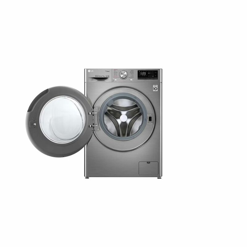 LG 9kg Front Load Washer AI DD™  Steam™  ThinQ™ F4R5VYG2P by LG — view 2