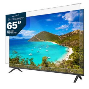 65 Inch TV Protector – Custom Fit, Anti-Glare, Impact Resistant