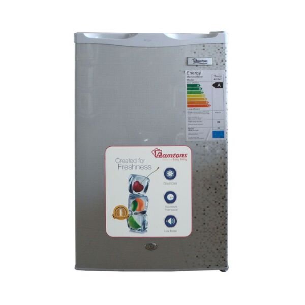 Ramtons 90L Single Door Direct Cool Fridge – Mar Silver, RF/247 by Ramtons