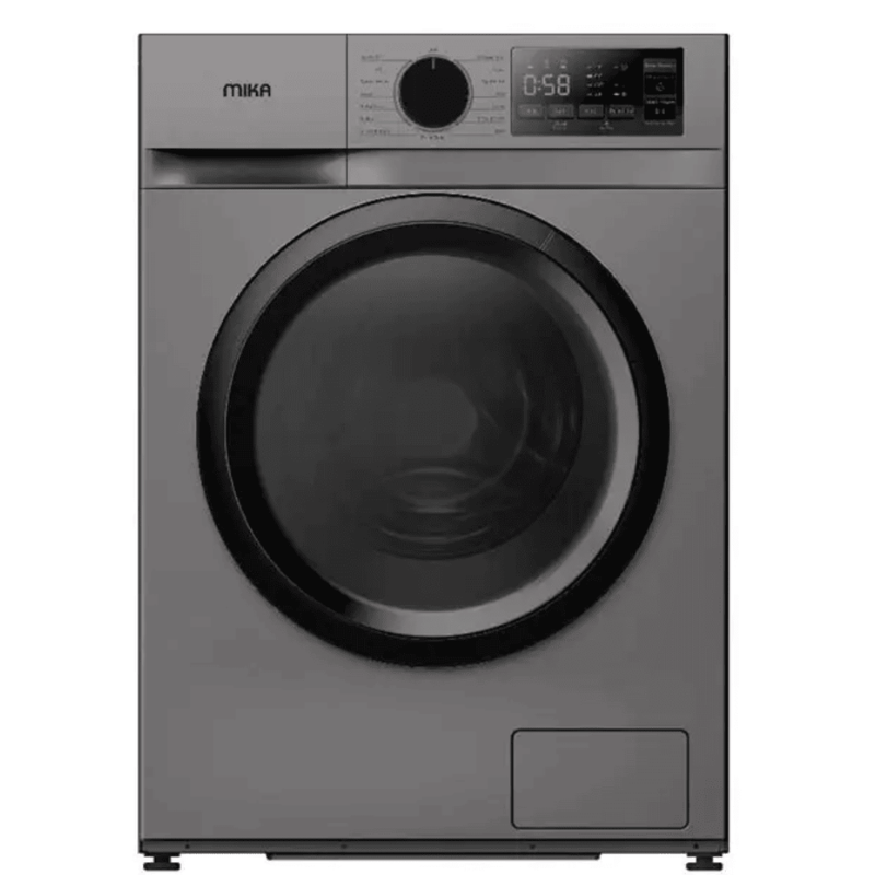 MIKA MWAFS13408DSV 8Kg Inverter Front Load Washing Machine – Dark Silver by Mika