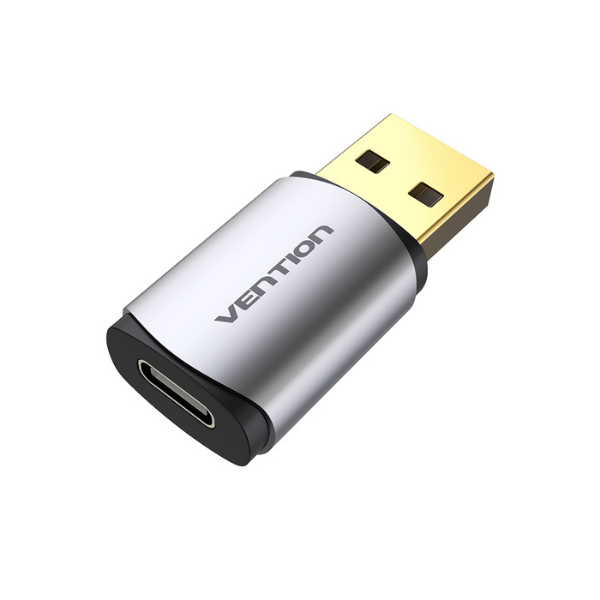 VENTION USB TO TYPE-C SOUND CARD GRAY by Hubs/Cables