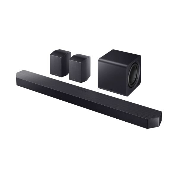 Samsung HW-Q990F/KE 11.1.4 756W RMS Dolby Atmos Soundbar System With Subwoofer And Rear Speaker by Samsung