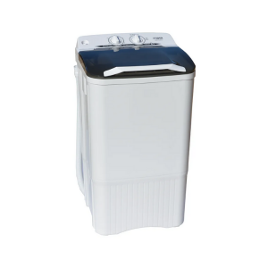 MIKA Washing Machine, Semi-Automatic Top Load, Single Tub, 6Kg, White & Grey - MWSTS2106
