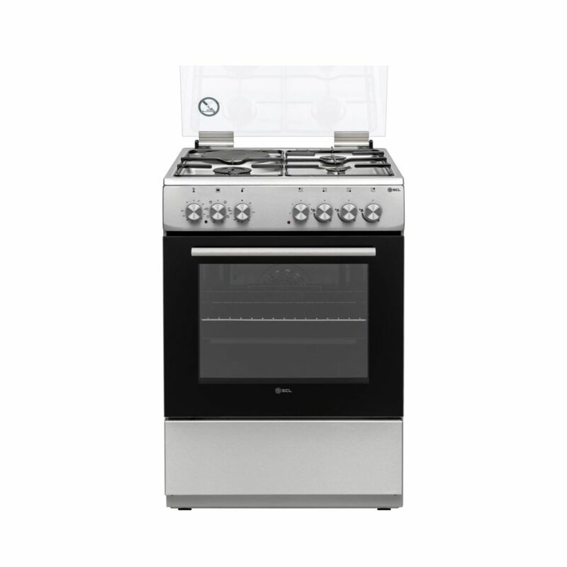 SCL 60 X 60CM 3 Gas + 1 Electric Cooker SCL-FC6631SI by SCL