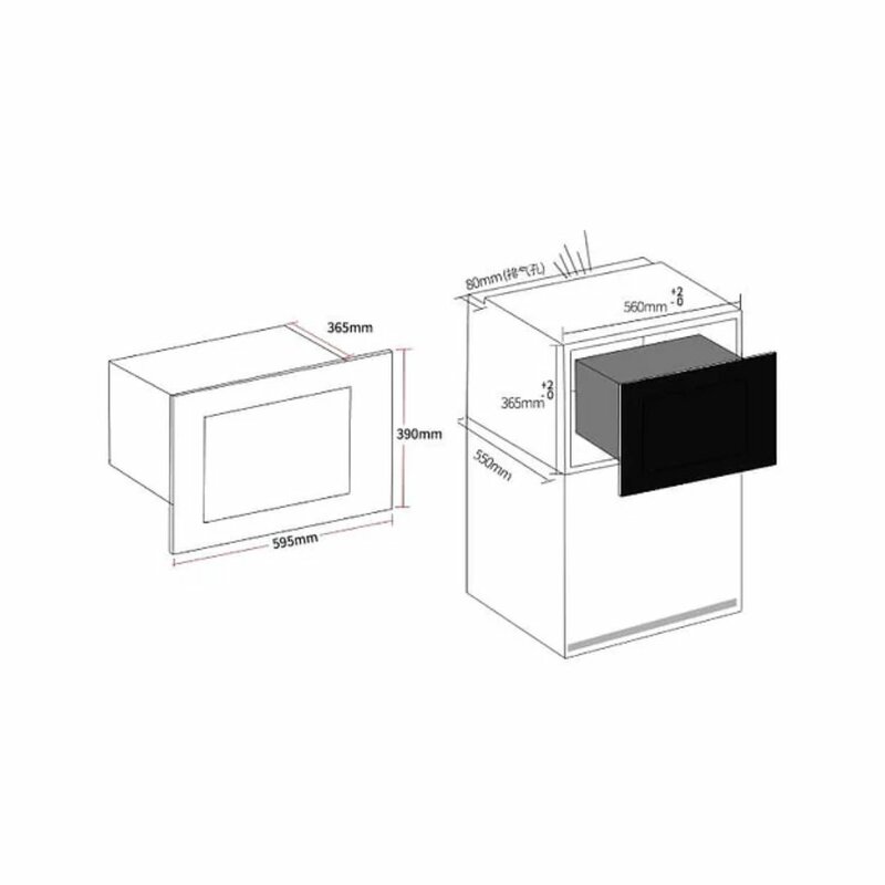Newmatic 25EPS Built In Microwave & Grill by Newmatic — view 2