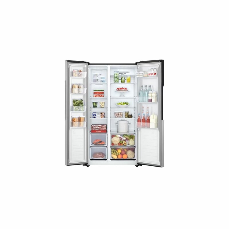 LG GC-FB507PQAM 519L Side By Side Refrigerator| Multi Air Flow | Smart Inverter Compressor by LG — view 2