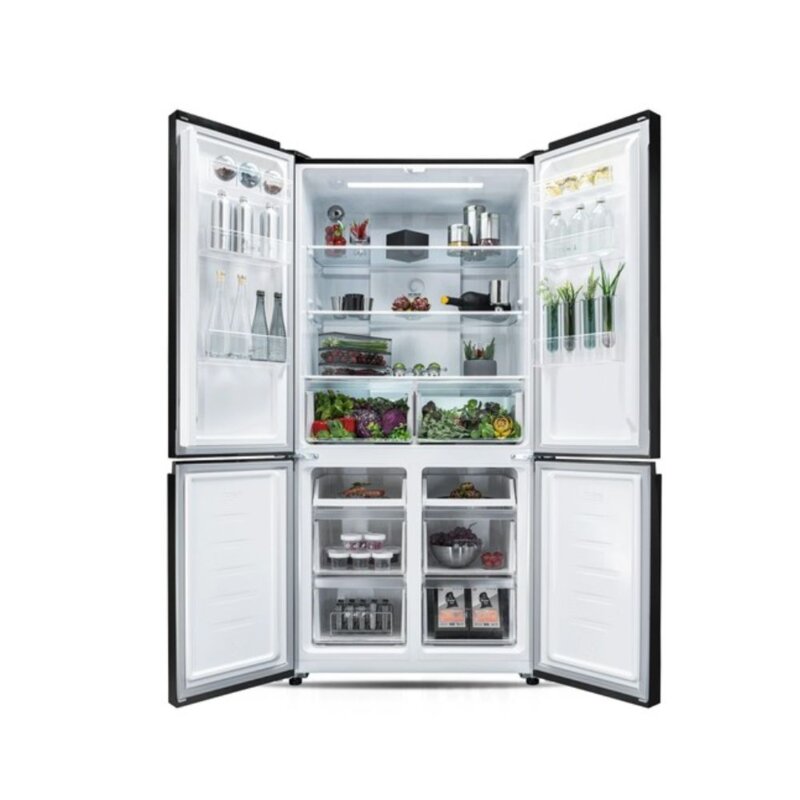 MIKA 592L No Frost 4 Door Fridge Inox MRNF4D592XLBV by Mika — view 3