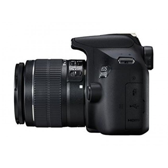 Canon EOS 2000D Rebel T7 24.1MP DSLR Wi-Fi Camera 18-55mm Lens IS II by Canon — view 2