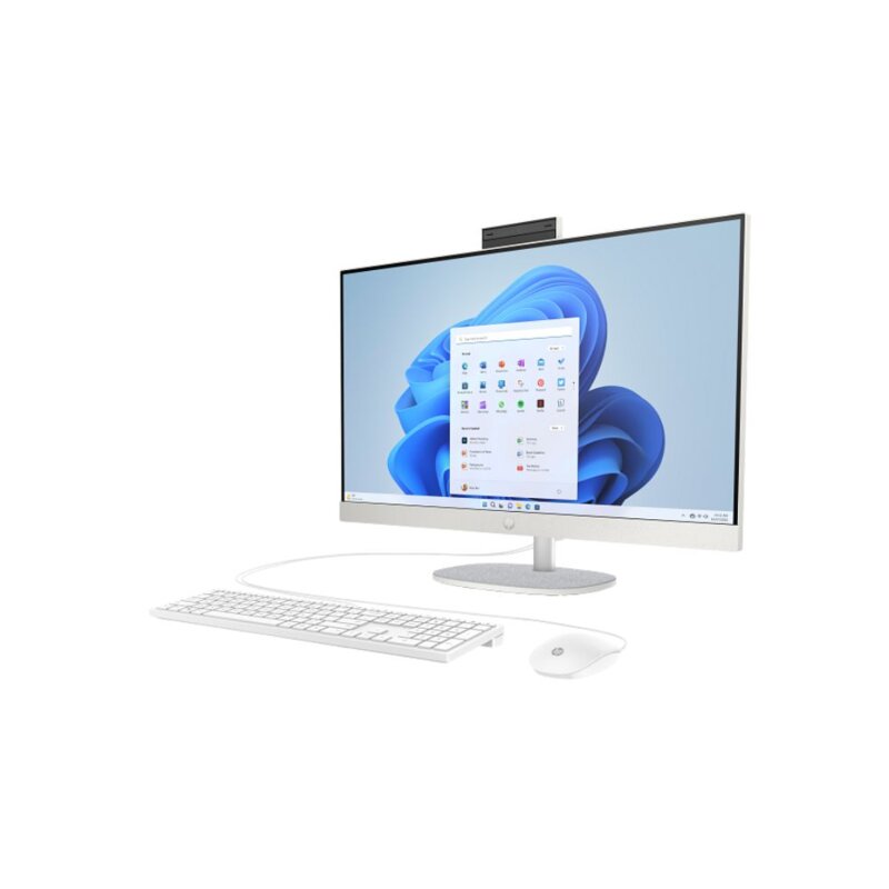 HP 27-CR0004L All-in-One PC – 27 Inch FHD Display, Intel Core I7, 16GB RAM, 512GB SSD, Silver by HP — view 2