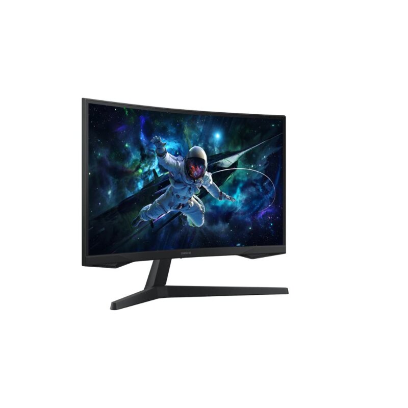 Samsung 27 Inch Curved QHD 165Hz Gaming Monitor LS27CG552EMXUE by Samsung — view 3