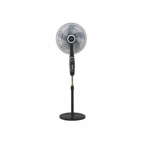Mika 16 Inch Standing Fan Black & Silver MFS1624BS by FANS