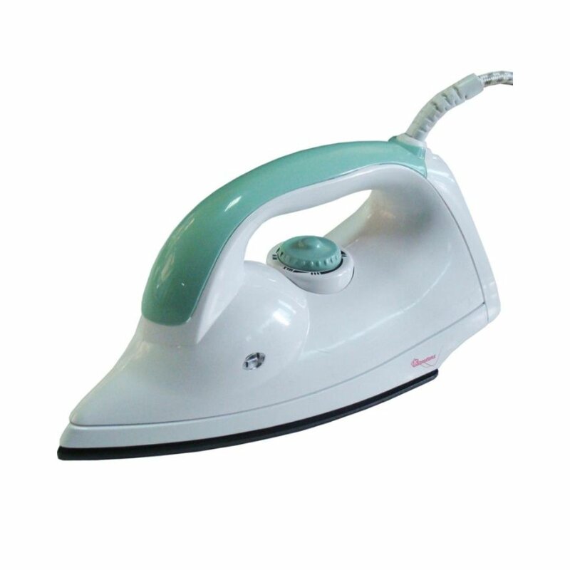 RAMTONS WHITE AND GREEN DRY IRON - RM/202 by Ramtons