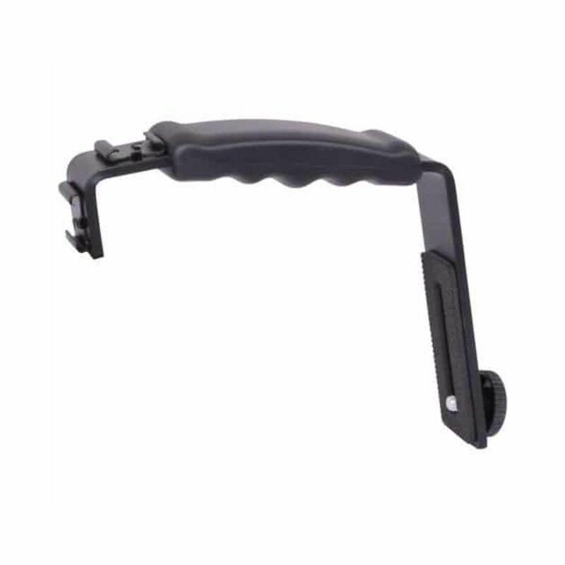 MINI L Bracket Handle With Cold Shoe Mounts For Smartphone/Camera Gimbal by Gimbal