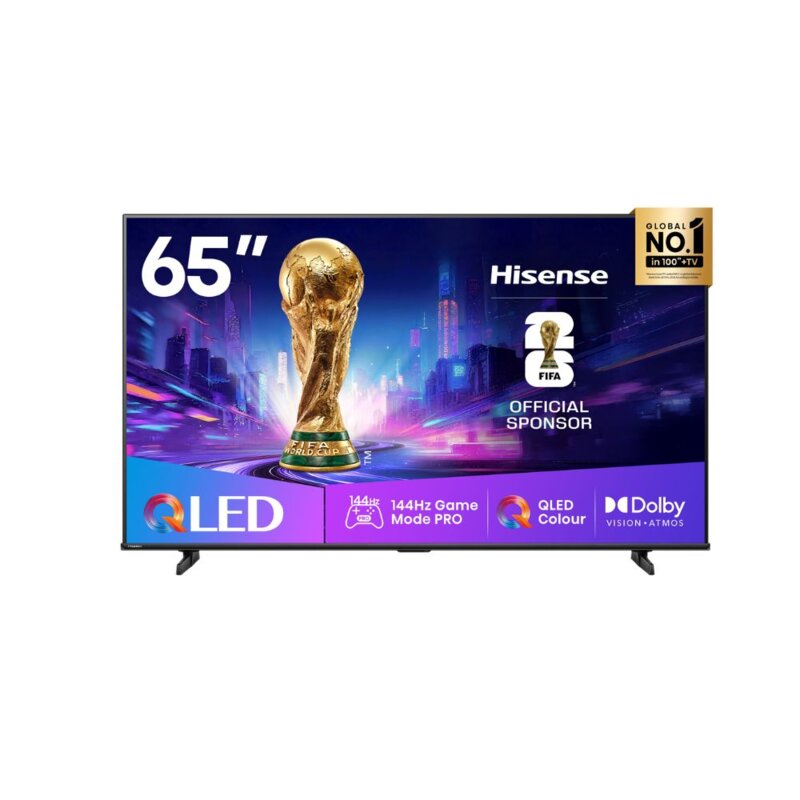 Hisense 65 Inch 65Q7Q QLED 4K Smart TV – Quantum Dot, 144Hz, Dolby Vision by Hisense
