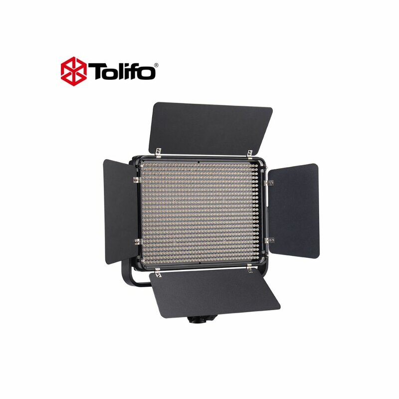 Tolifo Pt-1000b Bi Color Dimmable LED Video Light Panel by Other