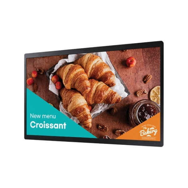 Samsung Crystal UHD 24 Inch Small Signage, QBC Series - Full HD Display, WiFi, Tizen OS (Model LH24QBCEBGCXEN) by Samsung — view 2