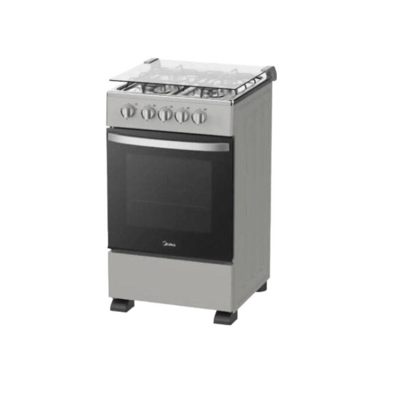 Midea 50×60 4 Gas Burner Cooker Silver 50TMG4G082-S by Midea