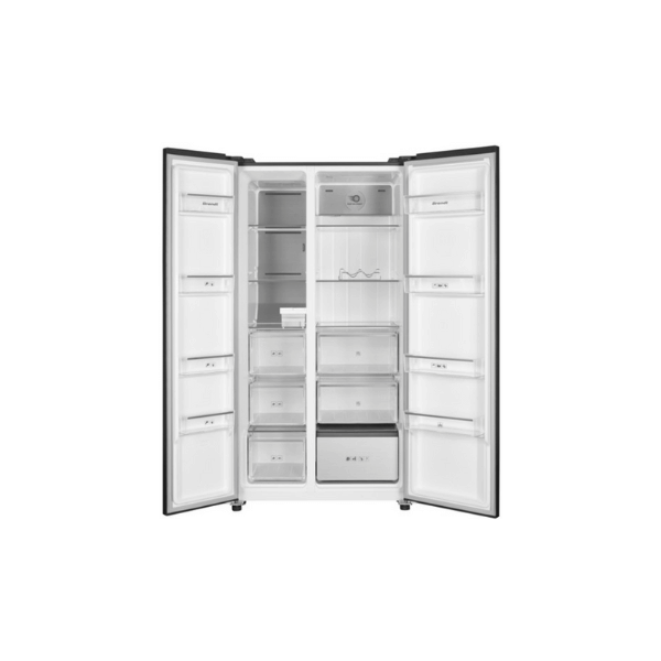 MIKA 595L Side By Side No Frost Fridge MRNF2DW595XLBV by Mika — view 3