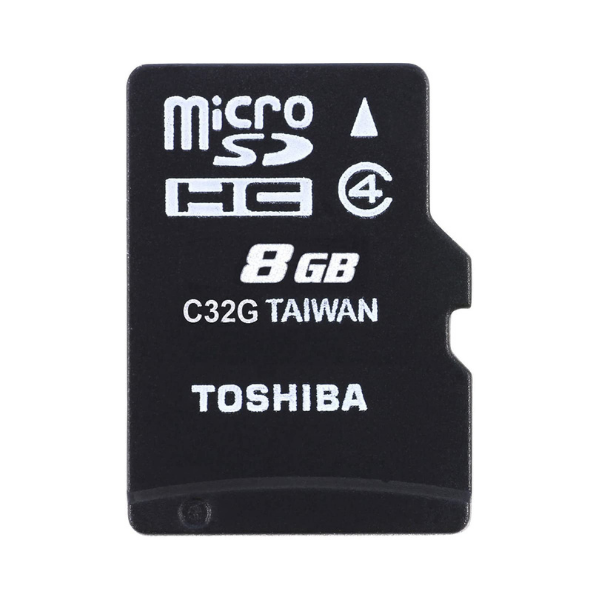 Toshiba Micro SD 8GB With Card Reader by Toshiba