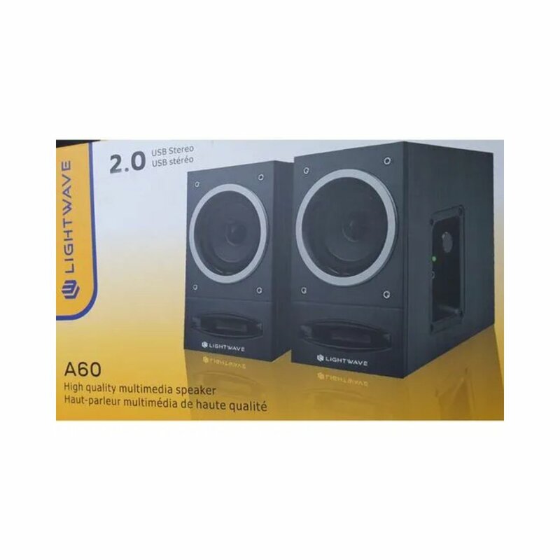 Lightwave SBS-A60 Multimedia Usb Desktop Speaker by Other