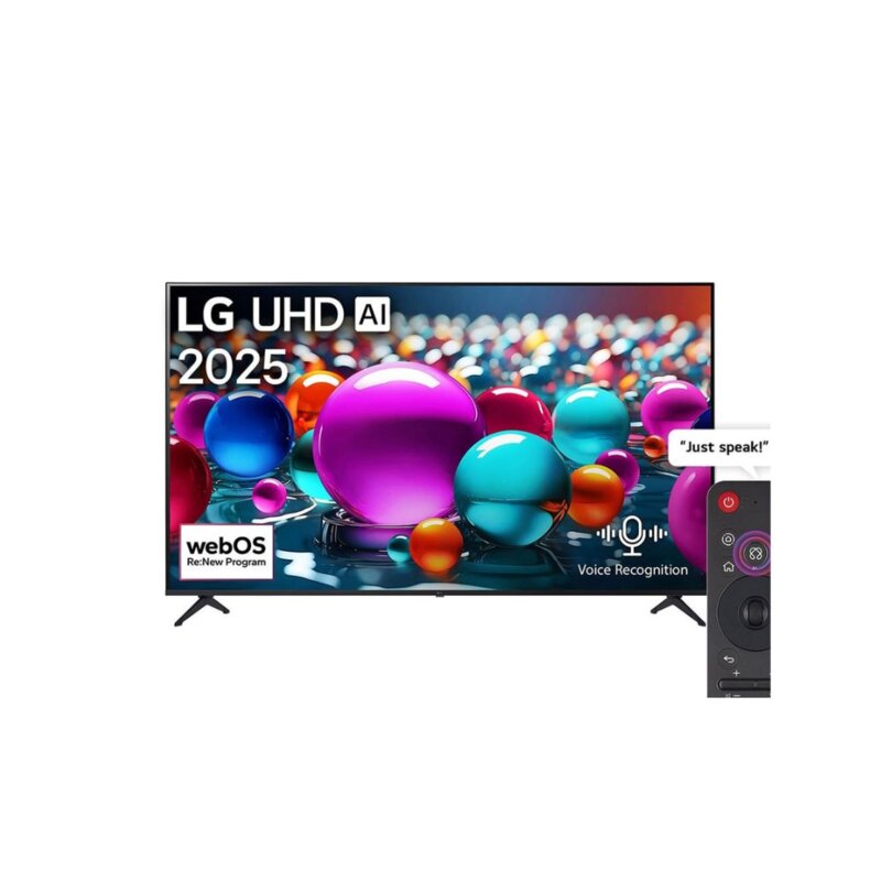 LG 65 Inch UHD AI Smart TV, 4K Resolution, WebOS - 65UA85006LA by LG