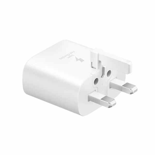Samsung 25W USB Type-C Fast Charging Wall Charger (Black/White) Adapter by Samsung — view 4