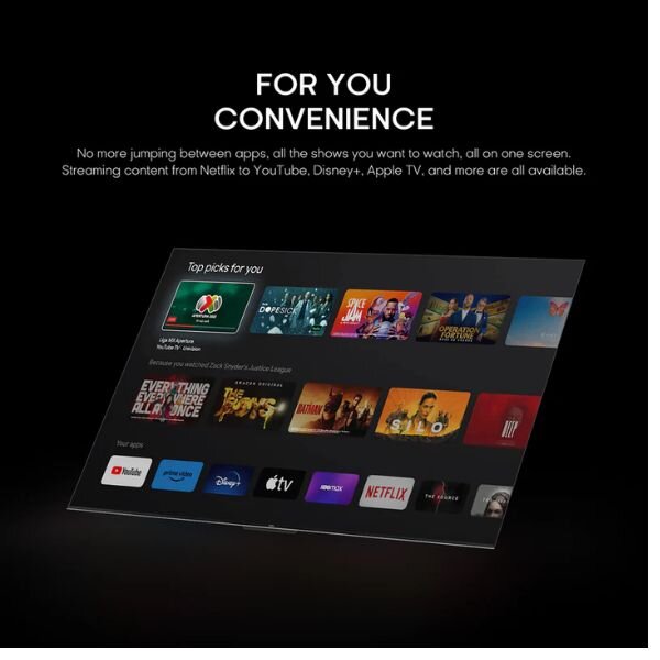 Syinix Google TV QLED 4K 75″ Frameless TV 75Q61 – Buy In Kenya by Syinix — view 4