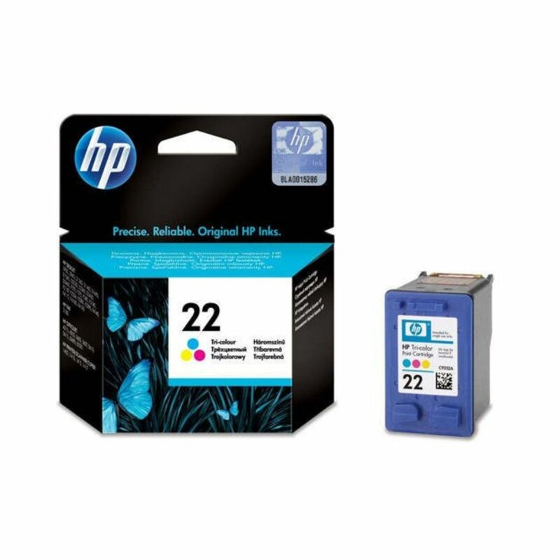 HP 22 Tri-color Original Ink Cartridge by Ink/Catridges/Toners
