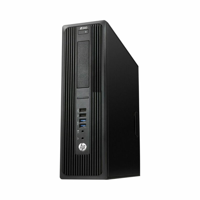 HP Z240 Gaming Workstation SFF Computer Core I7 6th 3.4GHz, 16GB Ram, 1TB HDD, 120GB M.2 SSD, by HP — view 2