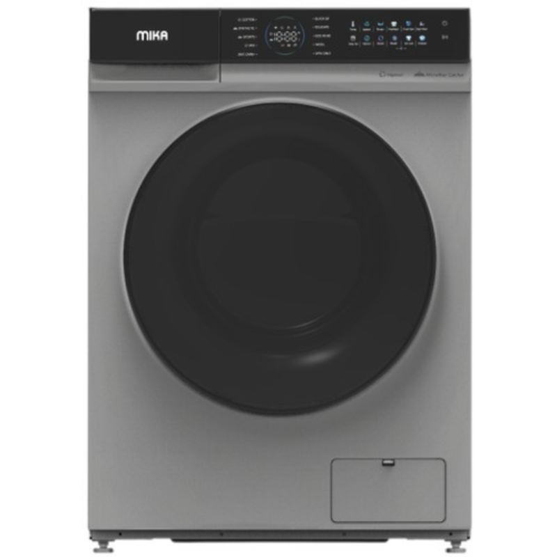 MIKA 12Kg Inverter Front Load Washing Machine – Dark Silver MWAF13312DSV by Mika