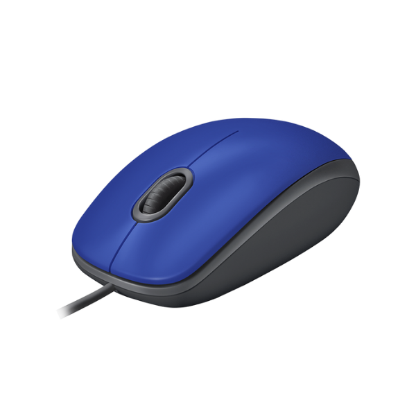 Logitech USB Silent Mouse M110S - Blue by Logitech — view 3