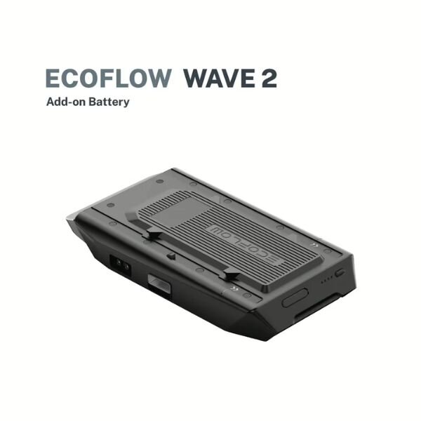 ECOFLOW WAVE 2 PORTABLE AIR CONDITIONER ADD-ON BATTERY (ZYDKT210-EB) by Ecoflow — view 2