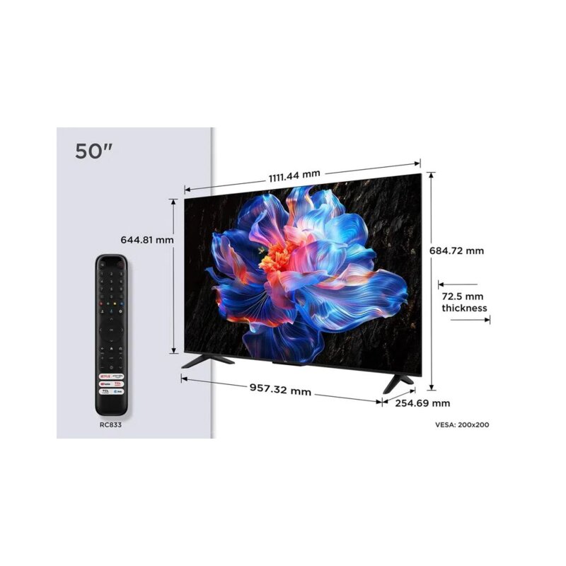TCL 50 Inch 4K Google Smart TV With Dolby Atmos 50V6D Premium Picture And Sound For Every Home by TCL — view 3