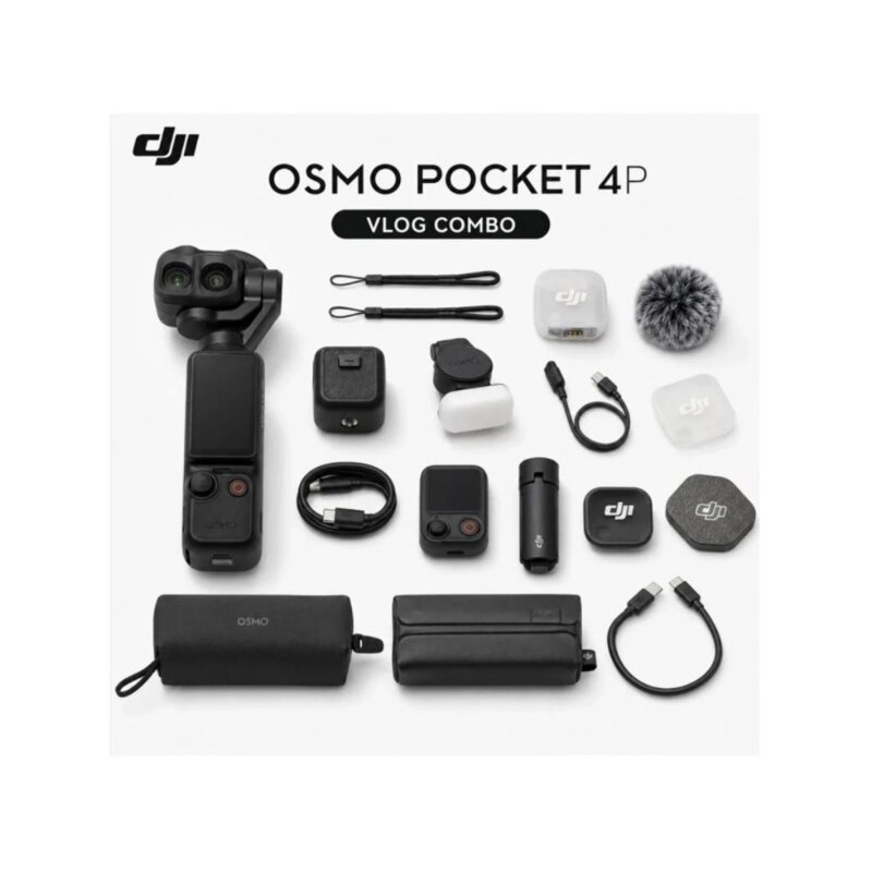 DJI Pocket 4P Vlog Combo – Dual-Lens 4K Camera by DJI — view 2