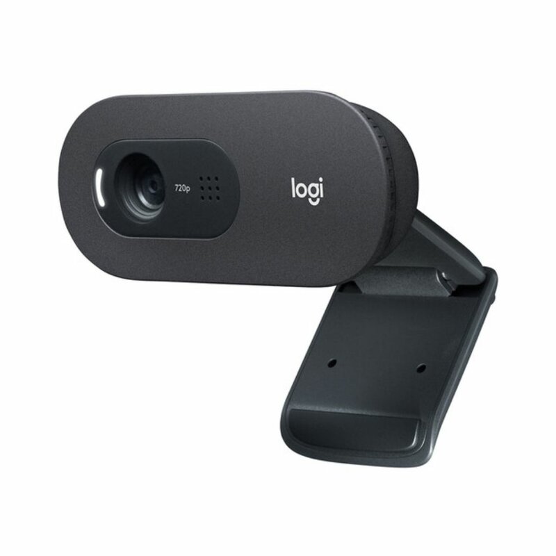 Logitech C505 HD Webcam With Long-Range Mic – Black by Logitech