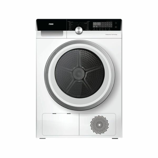 Mika Dryer, Heat Pump, 10Kg, Inverter Motor, Dark Silver MDRH3110DS by Mika