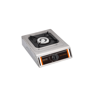 Rebune RE-4-042 Gas Stove: Stainless Steel, 1-Burner