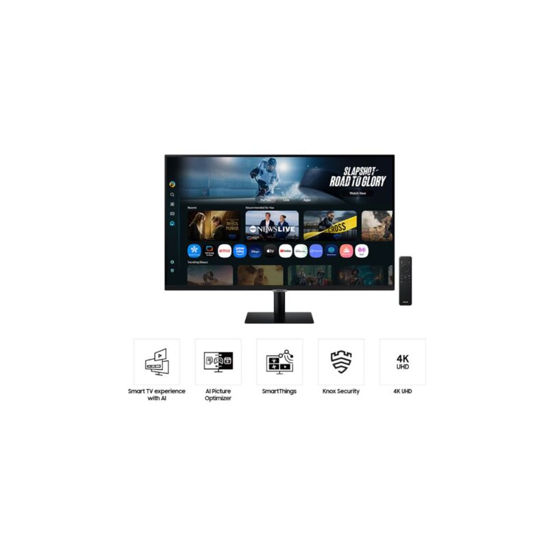 Samsung 32-Inch M7 4K Smart Monitor LS32FM700UMXUE by Samsung — view 4