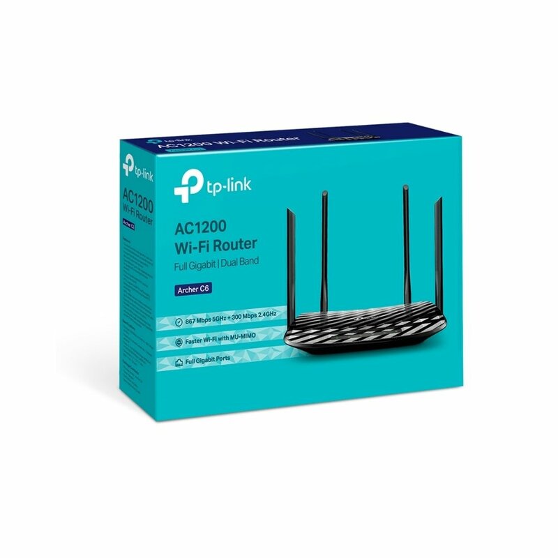 TP-LINK Archer C6 - AC1200 Wireless MU-MIMO Gigabit Router by TP-Link — view 4