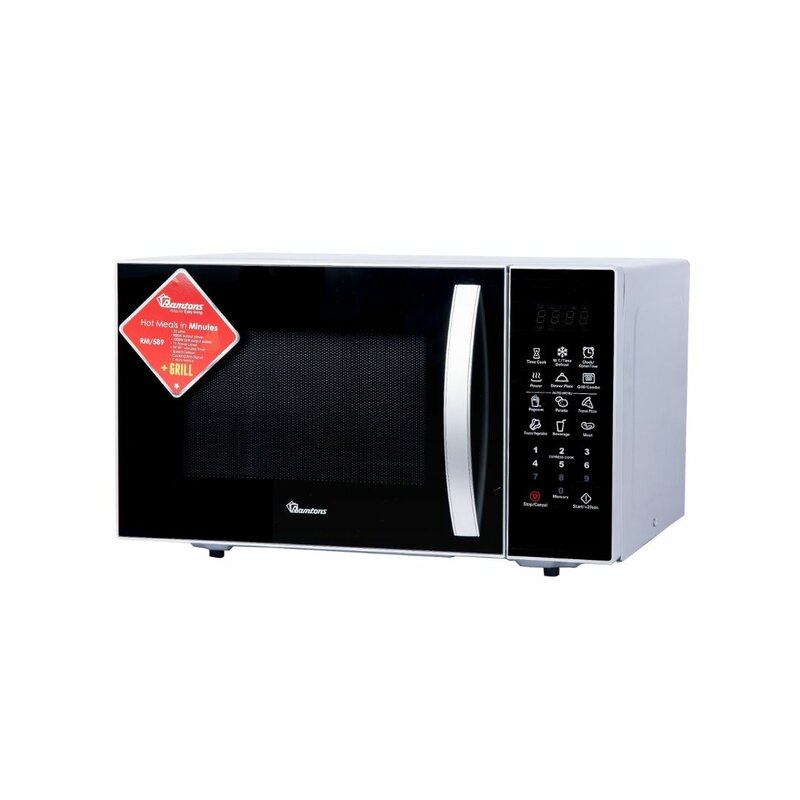 RAMTONS 23LITRES DIGITAL MICROWAVE + GRILL SILVER - RM/589 by Ramtons — view 3