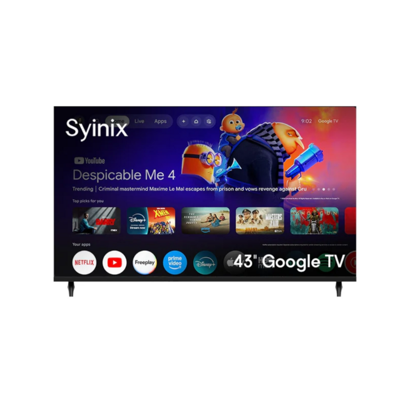Syinix 43 Inch 43A61H Smart Android Frameless Tv by Syinix