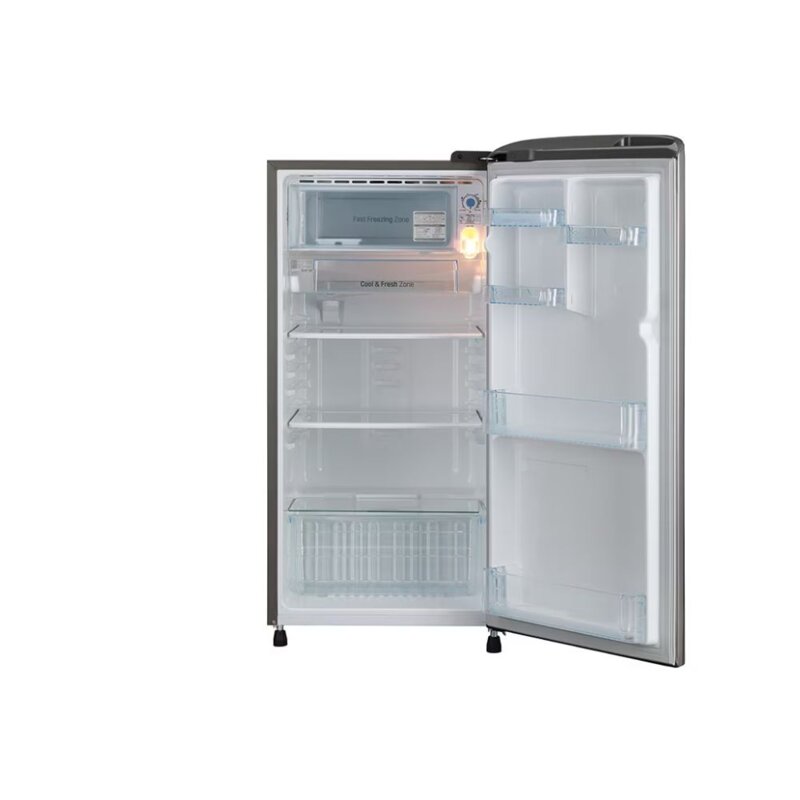 LG GL-B201SLLB Single Door Fridge - 180 Litres , Silver by LG — view 4