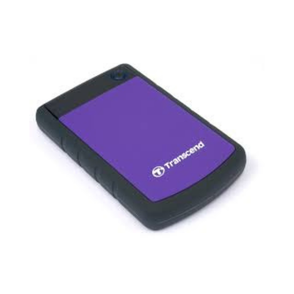 Transcend External 2TB Hard Disk– Purple & Grey by Storage