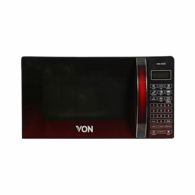 Von VAMG-20DGB 20L Microwave Oven Grill - Black by Von